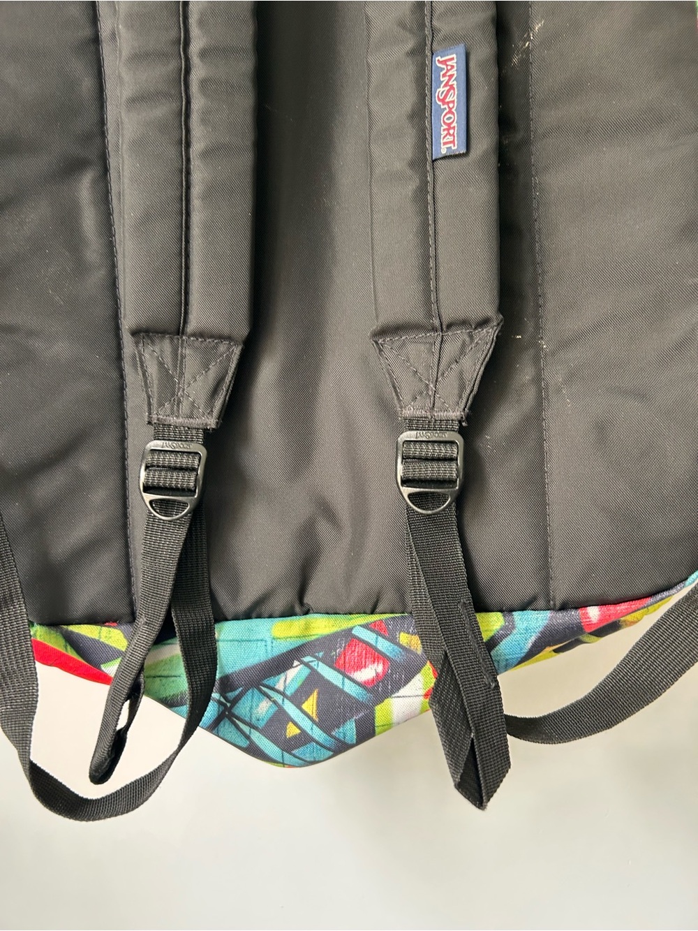 JanSport High Stakes Polyester Multi Graffiti School Backpack Colorful - Picture 8 of 15